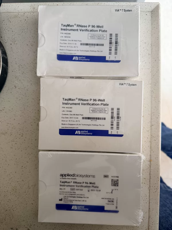 ABI TaqMan RNase P 96-Well RNase P Verification Plate