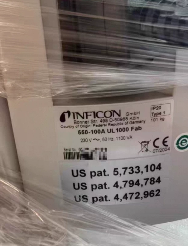 INFICON UL1000 Helium Mass Spectrometer Leak Detector