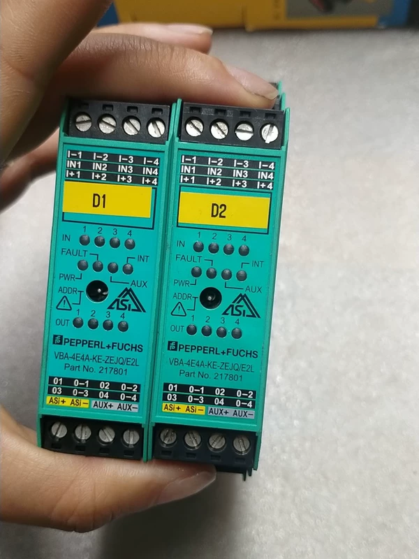 PEPPERL+FUCHS VBA-4E4A-KE-ZEJQ/E2L Safety Barrier Module