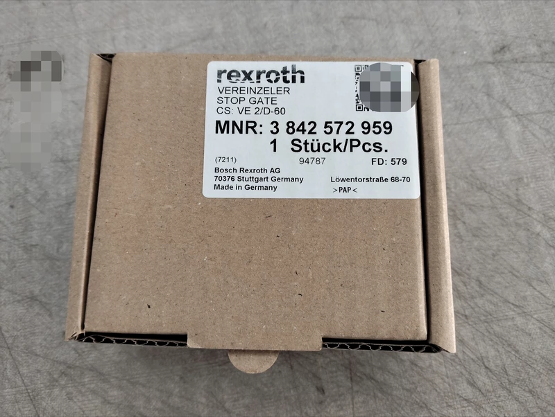 REXROTH VE2/D-60 3842572959 Buffer Stop Cylinder