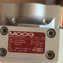 MOOG G761-3013A Servo Valve for Injection Molding Control