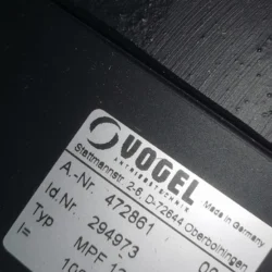 VOGEL MPF 128 472861 Gear Reducer Industrial Drive