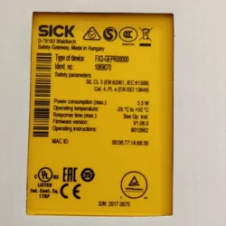 Machine Safety SICK F3X-GEPR0000 1069070 for Conveyor
