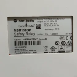 Allen-Bradley 440R-M23147 Safety Relay 24V AC/DC Industrial