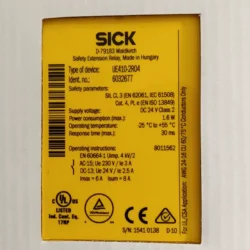SICK UE410-2RO4 6032677 Safety Relay