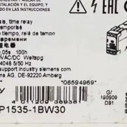 Time Relay SIEMENS 3RP1535-1BW30 for Automation Control