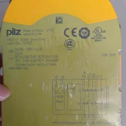 Safety Relay PILZ S7 750107 for Machine Protection