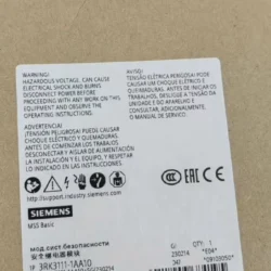 SIEMENS 3RK3111-1AA10 Industrial Safety Relay Module