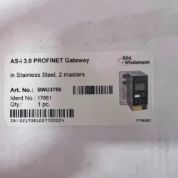 Bihl+Wiedemann BWU3759 17861 AS-i PROFINET Gateway