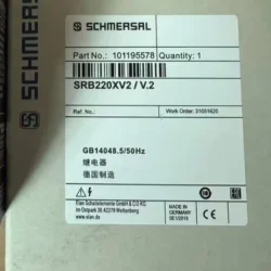 Safety Relay Module Schmersal SRB220XV2 / V.2 101195578