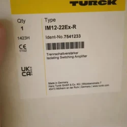 Ex Zone Control with TURCK IM12-22Ex-R 7541233 Module