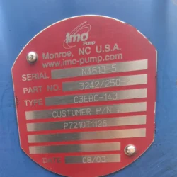 Water Treatment Use IMO C3EBC-143 Pump for Stable Flow
