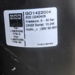 Solenoid Valve GSR GO1422004 for Precise Fluid Automation