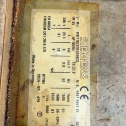 CNC Machine Drive SIEMENS 1PH7107-2NF02-0BC0 Spindle