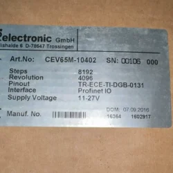 TR Electronic CEV65M-10402 00106 Encoder