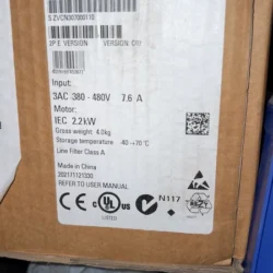 Pump And Conveyor Control Siemens 6SL3224-0BE22-2AA0