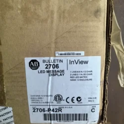LED Message Display Allen-Bradley 2706-P42R Panel