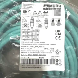 MURR 7700-51001-S4X4000 Cable for Factory Automation